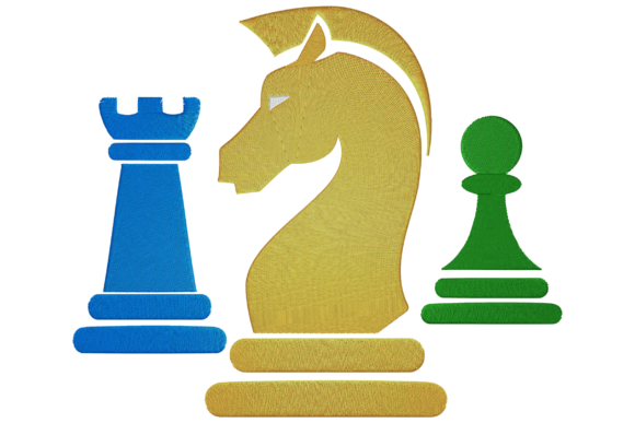 Chess Pieces Embroidery Review