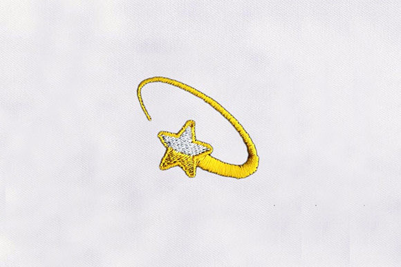 Shining Star Embroidery Design